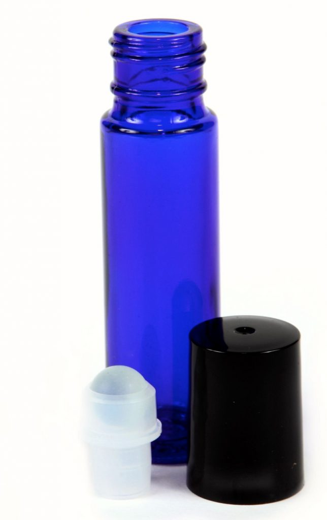 Glass Rollon Bottle with Glass Roller Balls Vivaplex